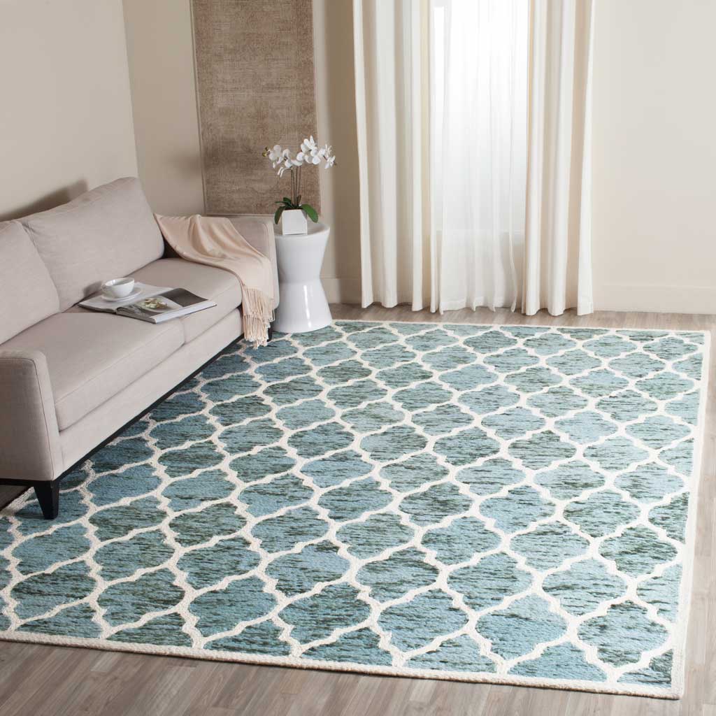Himalaya Turquoise/Ivory Area Rug - Image 8