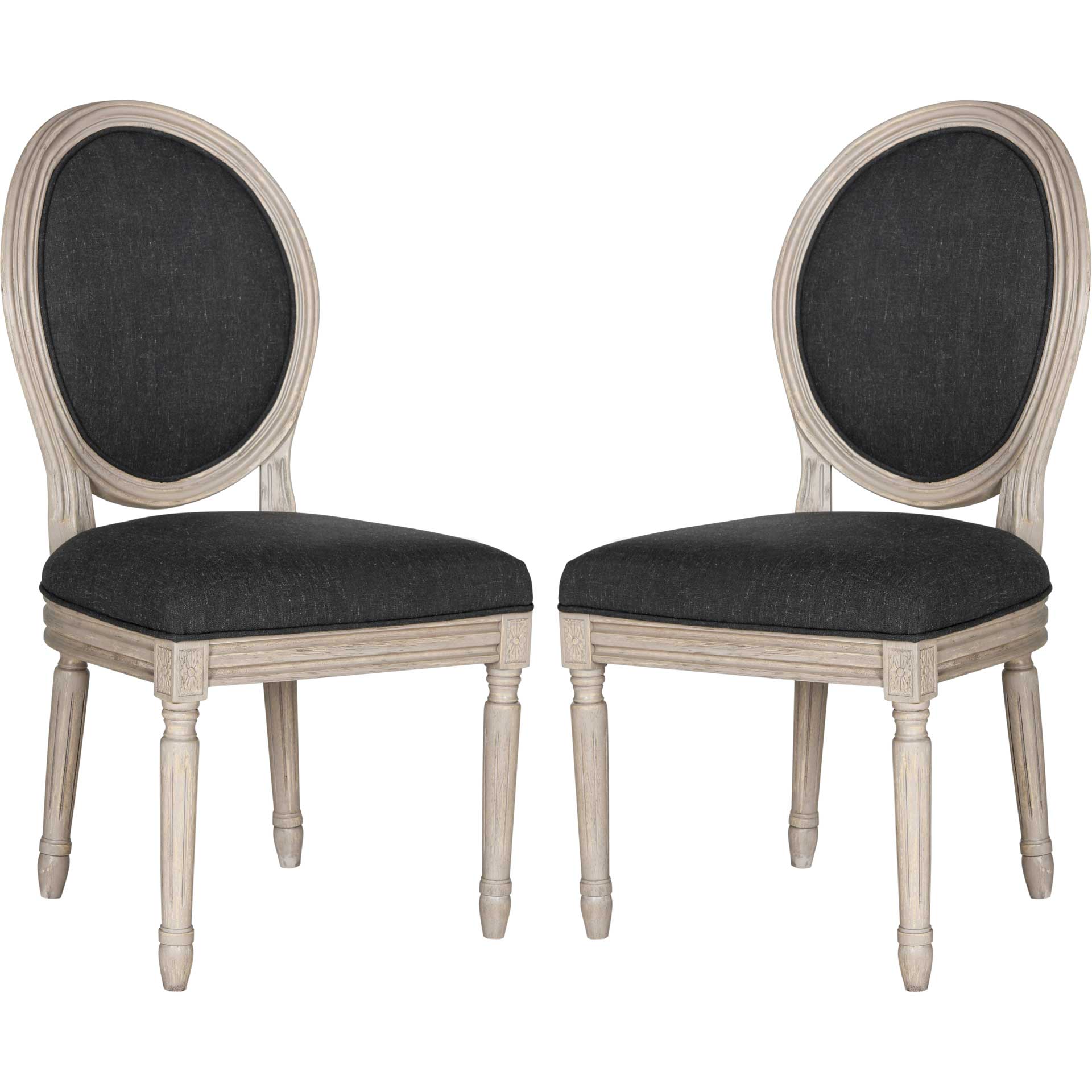 Holden Side Chair Charcoal/Rustic Gray (Set of 2) - Image 2