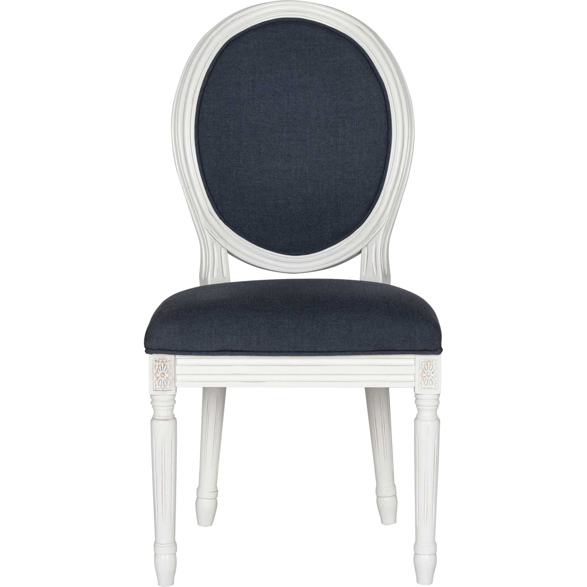 Holden Side Chair Navy/Cream (Set of 2) - Image 3