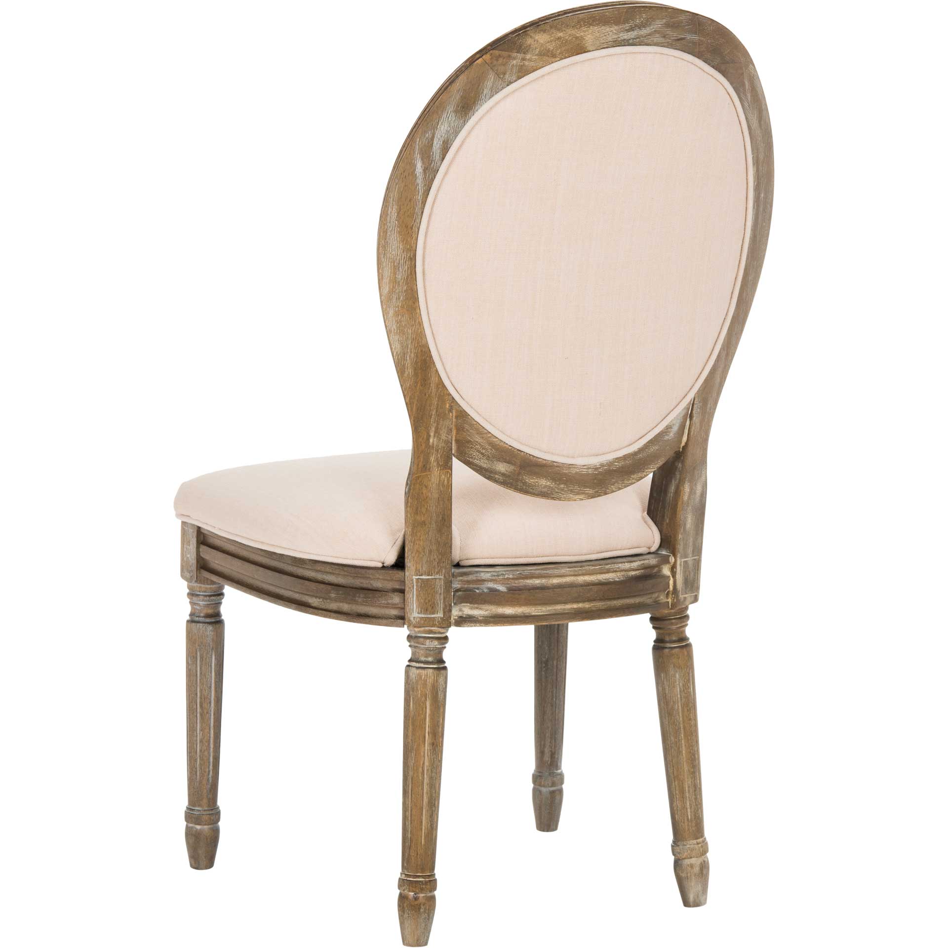 Holden Tufted Side Chair Beige/Rustic Oak (Set of 2) - Image 5