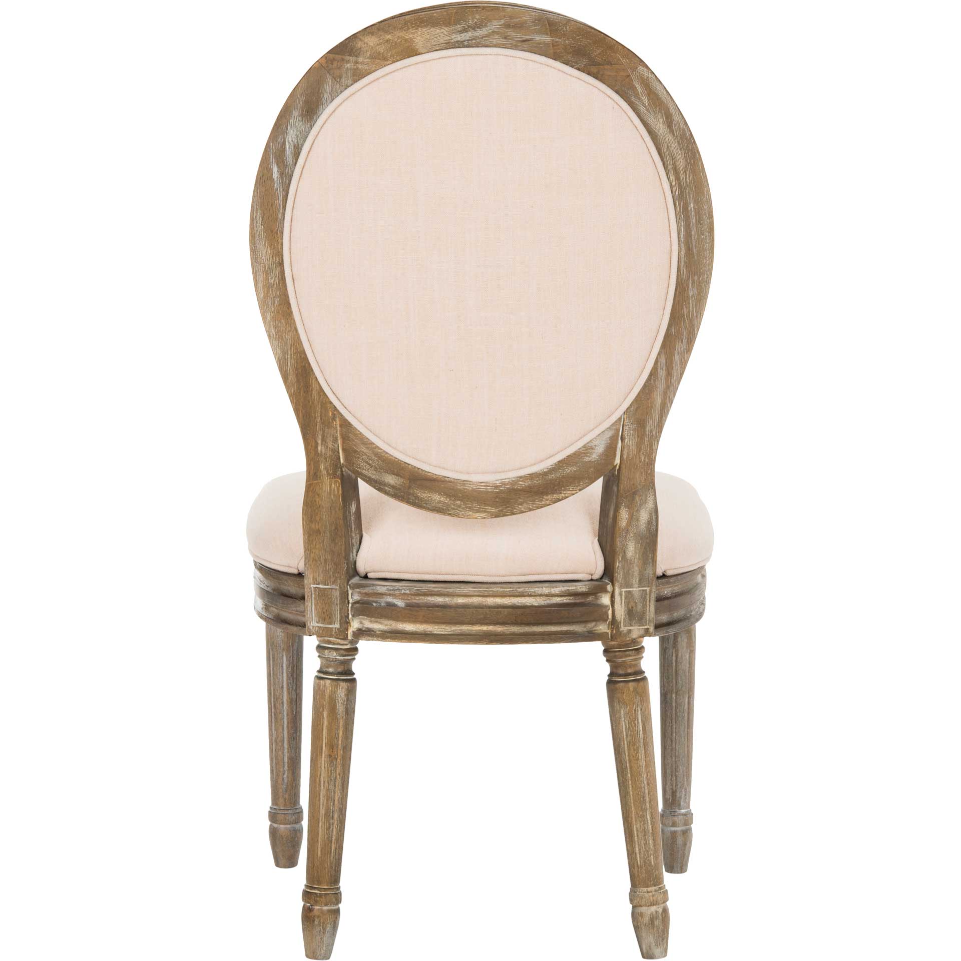 Holden Tufted Side Chair Beige/Rustic Oak (Set of 2) - Image 6