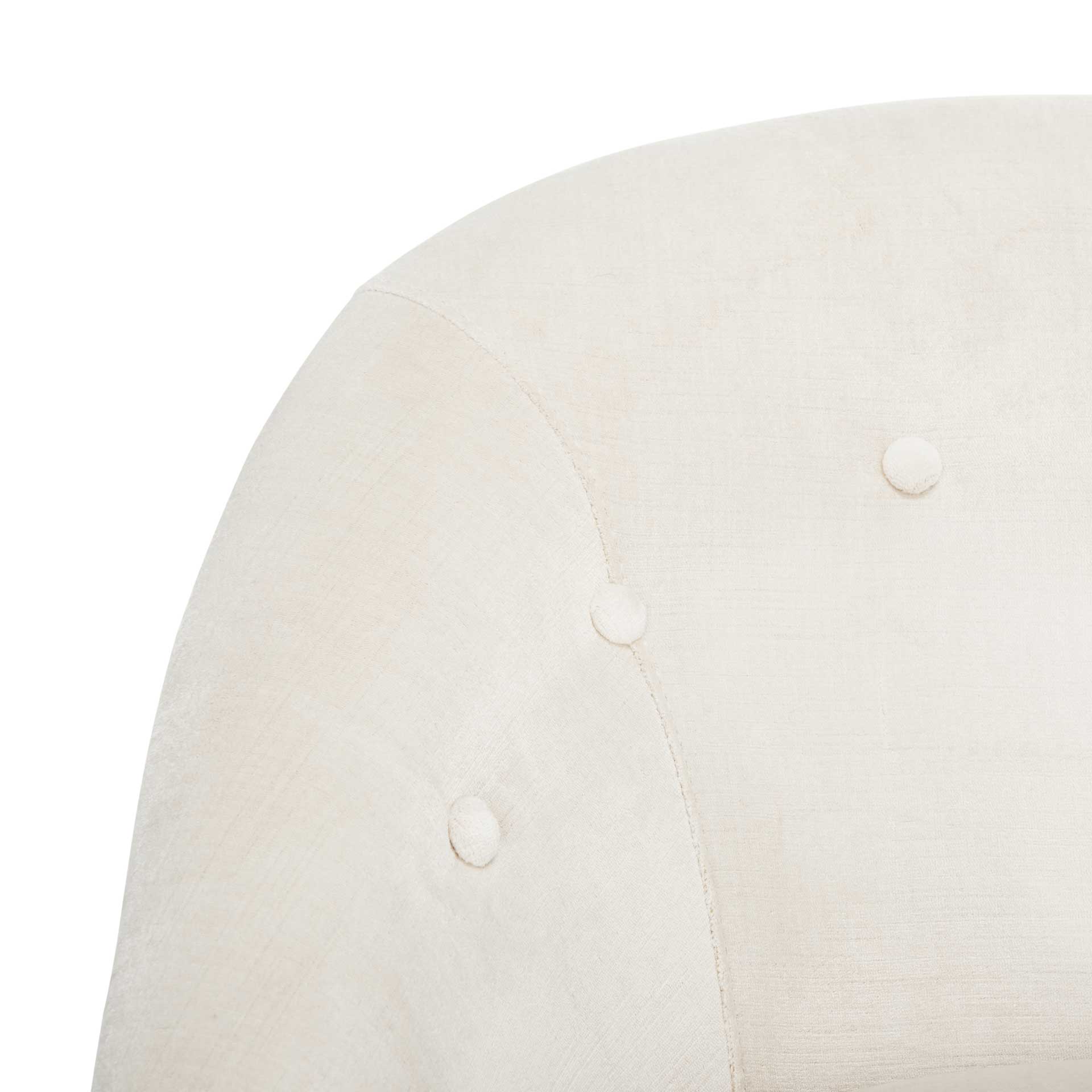 Holland Velvet Club Chair Gold/Bella White - Image 7