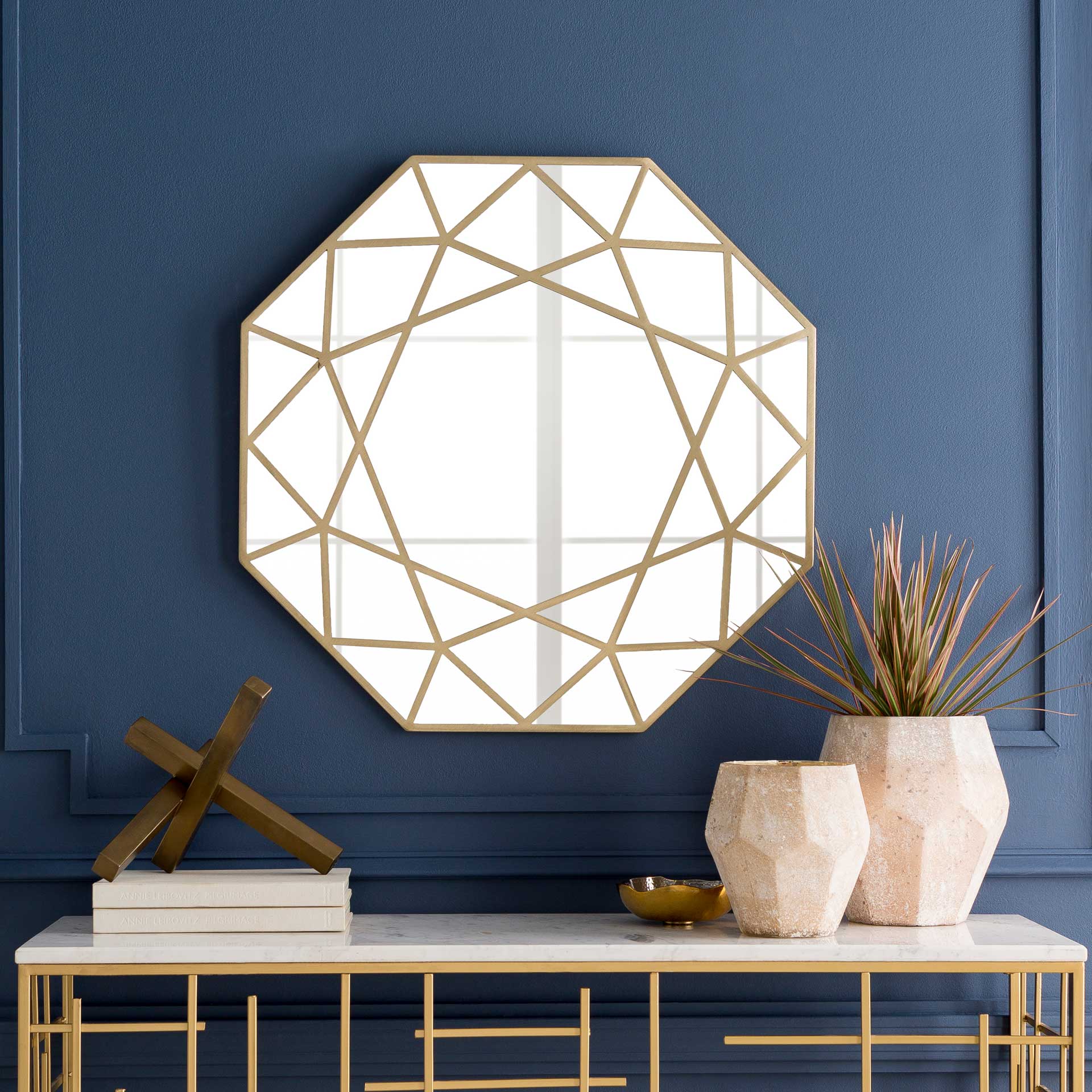 Holly Mirror Gold - Image 2