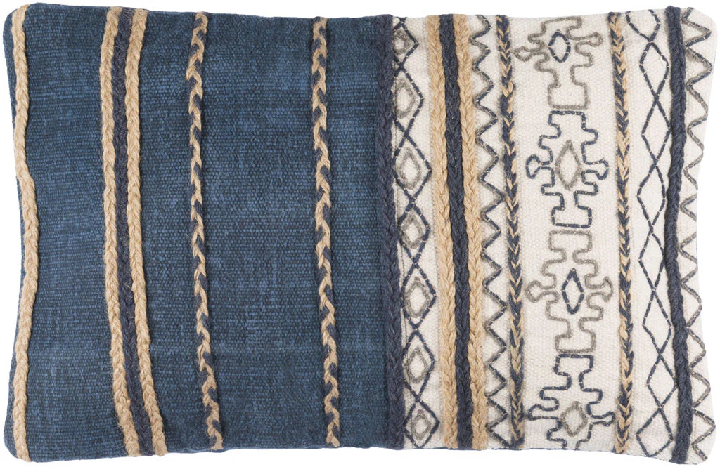 Holston Ivory/Mocha Pillow - Image 2