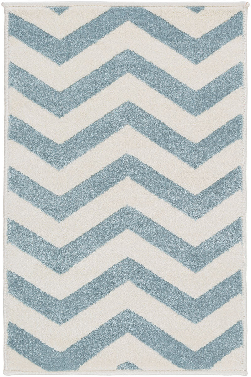 Horizon Chevron Slate/Ivory Area Rug - Image 2