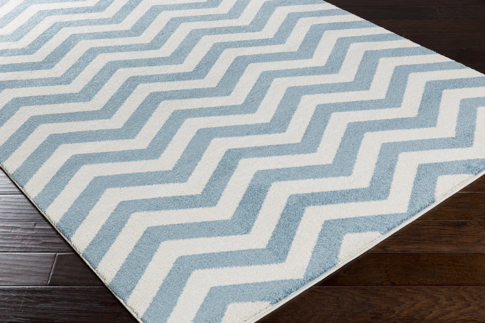 Horizon Chevron Slate/Ivory Area Rug - Image 3