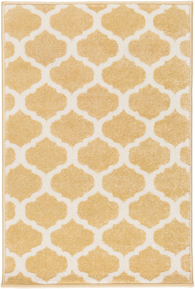 Horizon Lattice Gold/Ivory Area Rug - Image 2