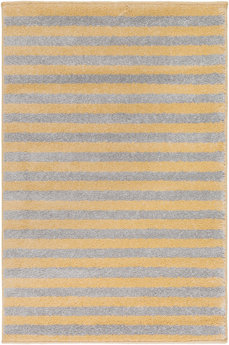 Horizon Lines Gold/Gray Area Rug - Image 2