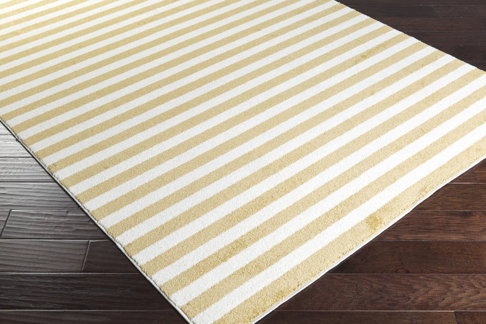 Horizon Lines Gold/Ivory Area Rug - Image 3