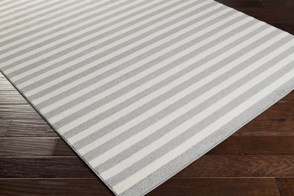 Horizon Lines Ivory/Charcoal Area Rug - Image 3
