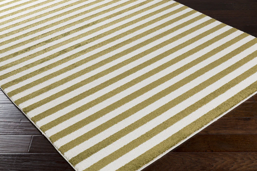 Horizon Lines Olive/Ivory Area Rug - Image 3
