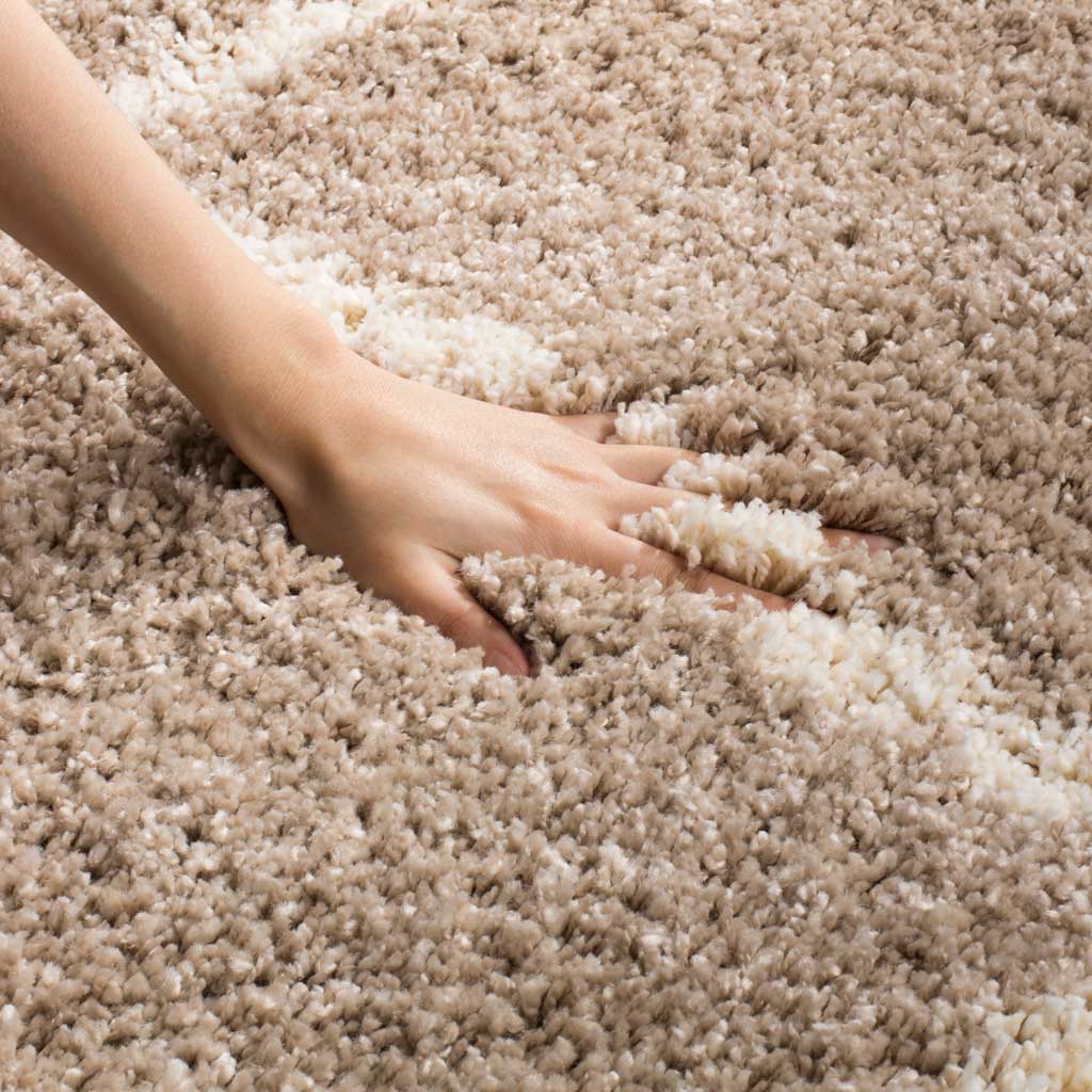 Hudson Shag Diamond Beige/Ivory Area Rug - Image 7
