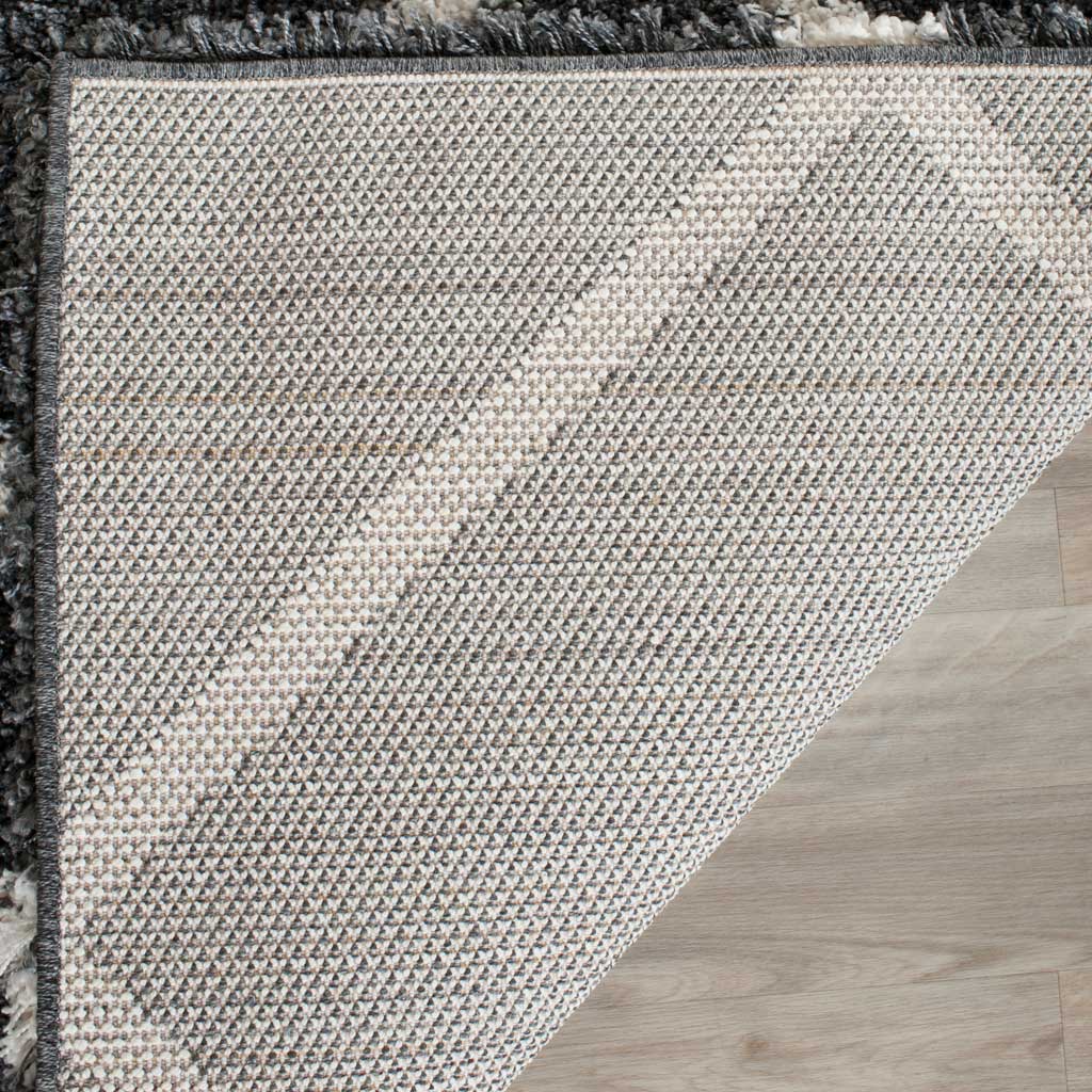 Hudson Shag Diamond Dark Gray/Ivory Area Rug - Image 7