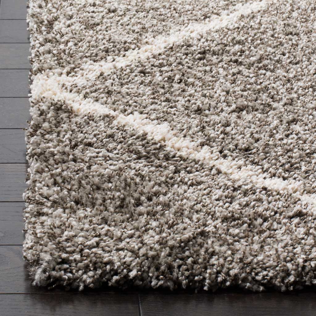 Hudson Shag Diamond Gray/Ivory Area Rug - Image 7