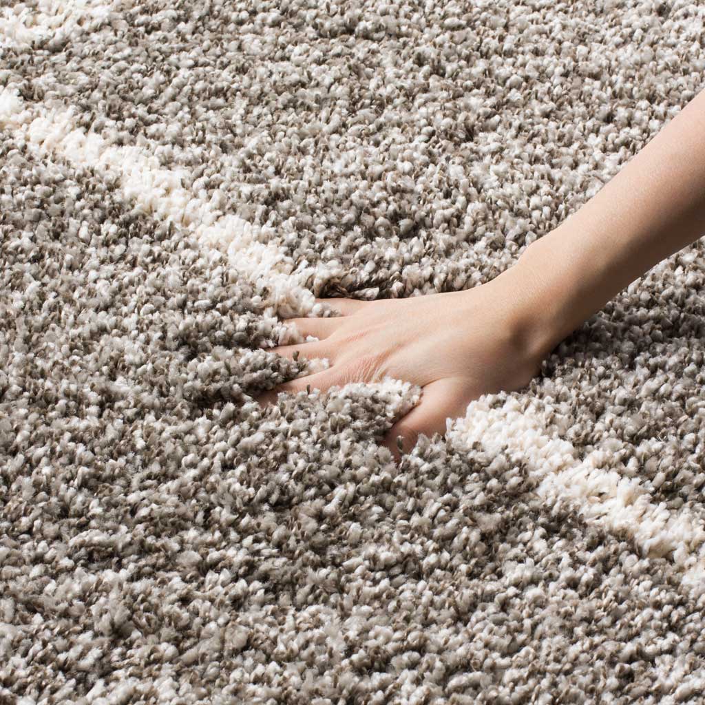 Hudson Shag Diamond Gray/Ivory Area Rug - Image 9