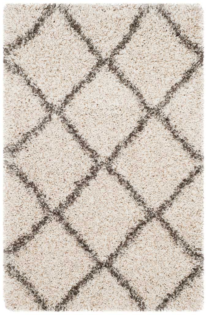 Hudson Shag Diamond Ivory/Gray Area Rug - Image 7