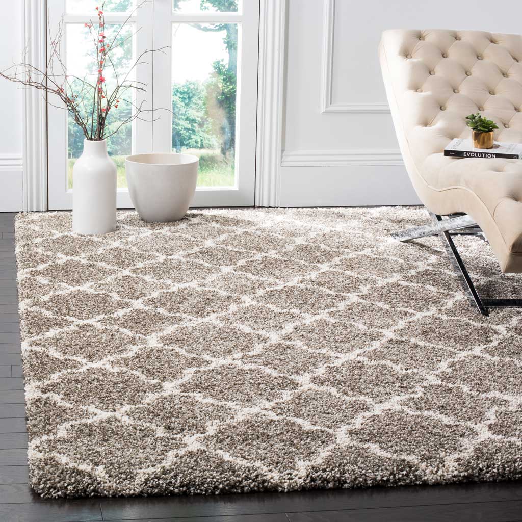 Hudson Shag Gray/Ivory Area Rug - Image 9
