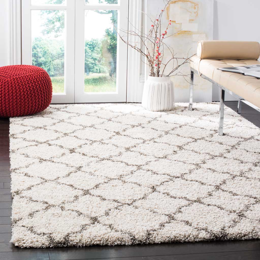 Hudson Shag Ivory/Gray Area Rug - Image 11