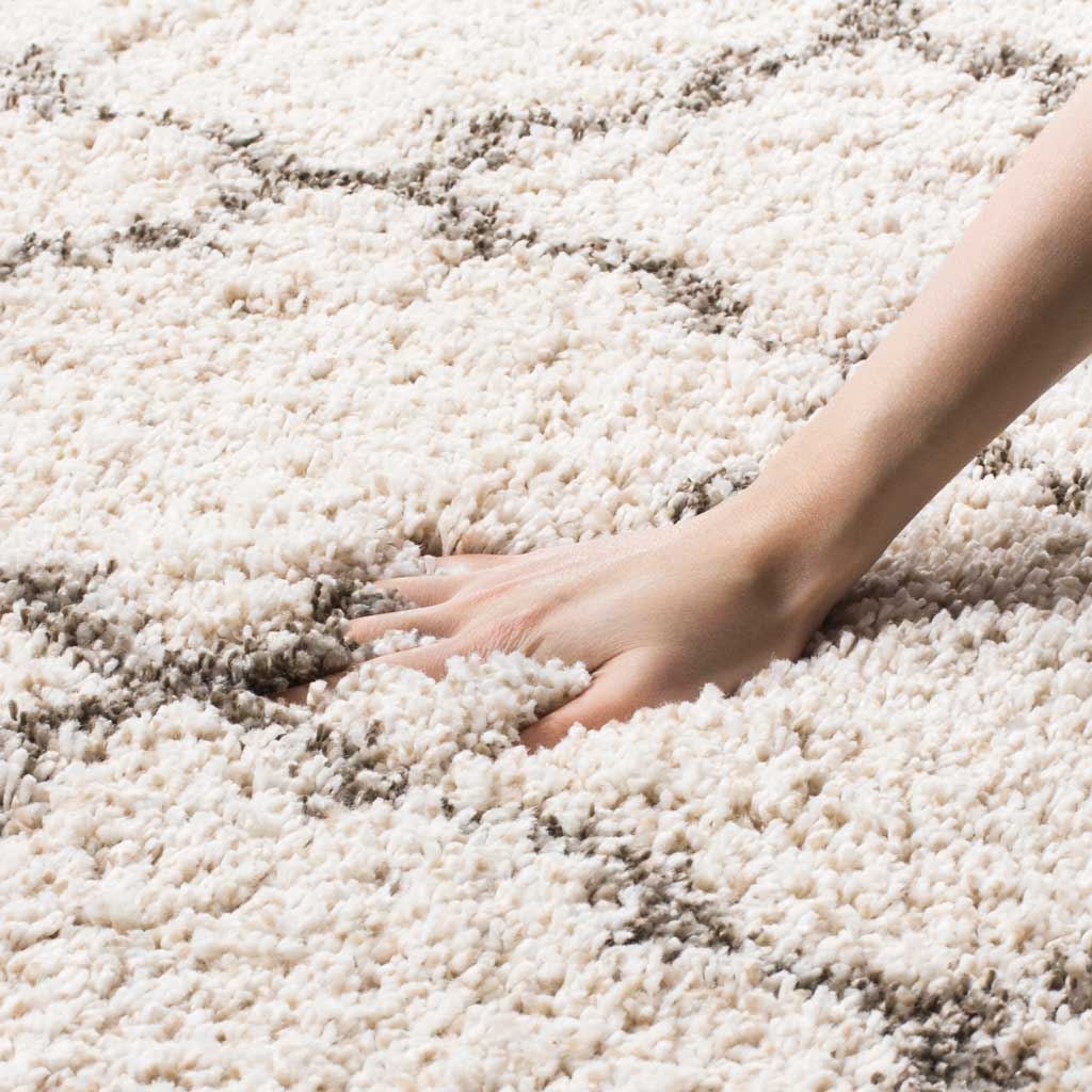 Hudson Shag Ivory/Gray Area Rug - Image 7
