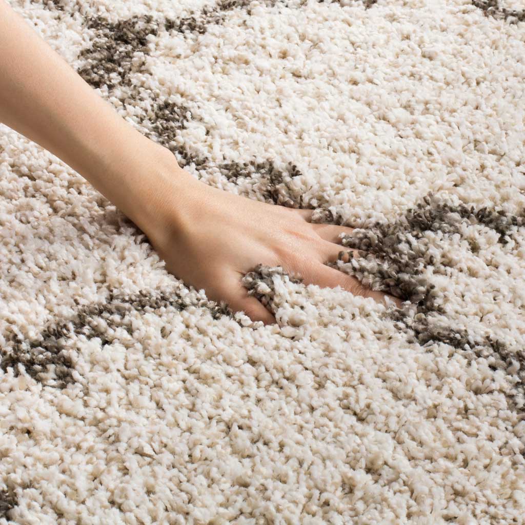 Hudson Shag Ivory/Gray Area Rug - Image 8