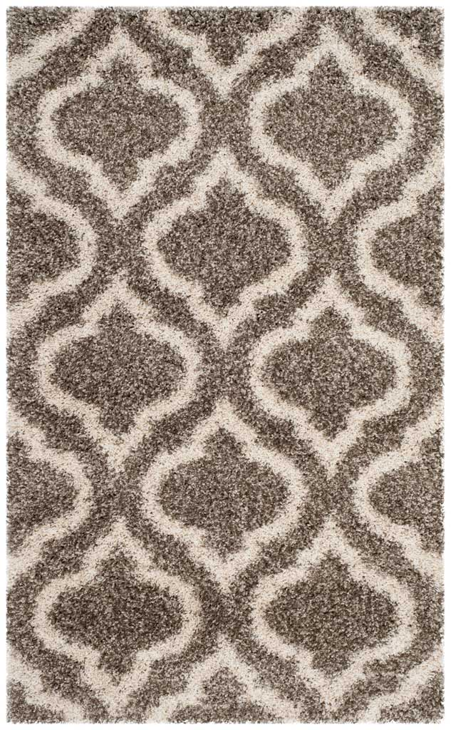 Hudson Shag Moroccan Gray/Ivory Area Rug - Image 5