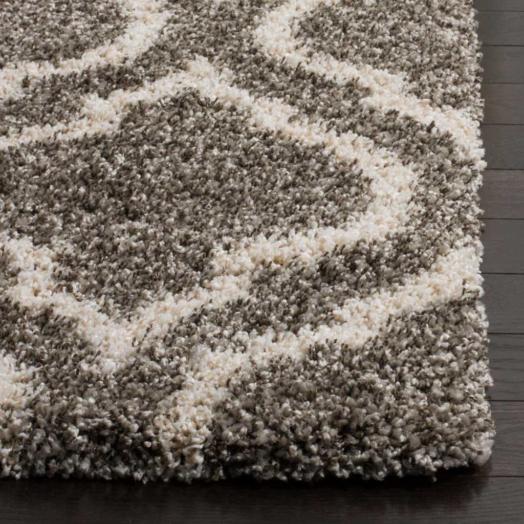 Hudson Shag Moroccan Gray/Ivory Area Rug - Image 6