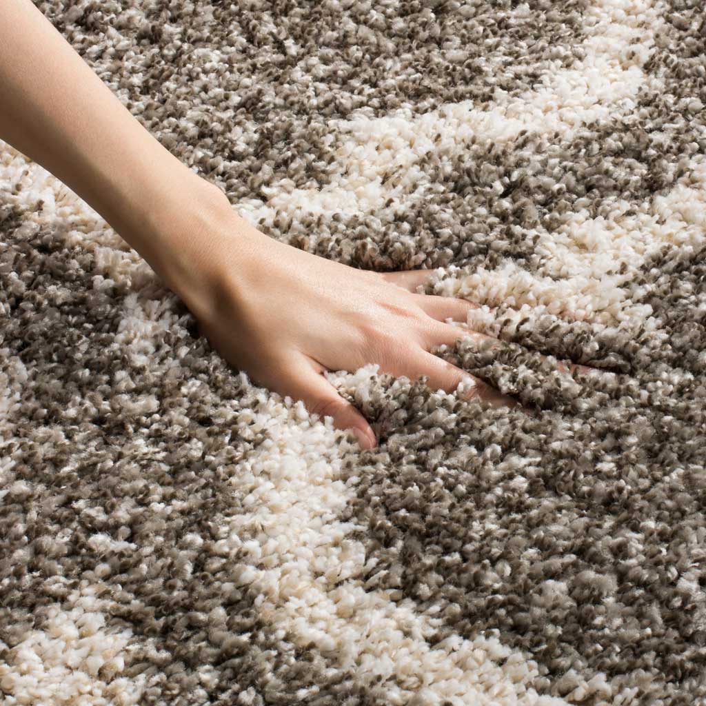 Hudson Shag Moroccan Gray/Ivory Area Rug - Image 7
