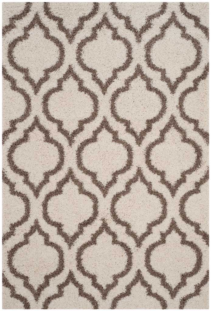 Hudson Shag Moroccan Ivory/Beige Area Rug - Image 3