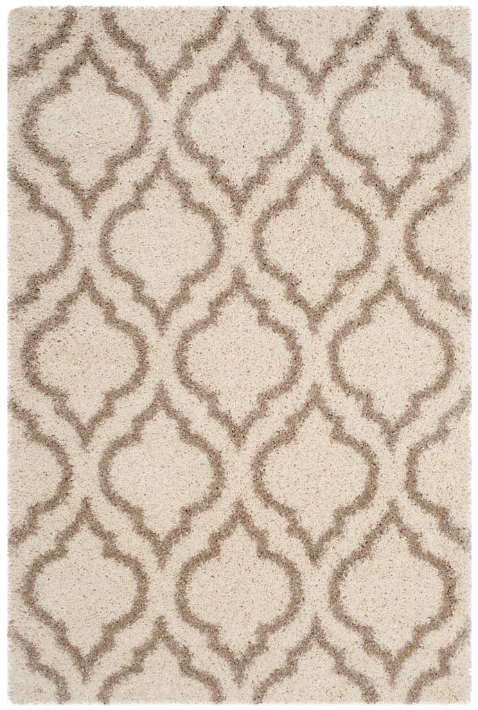 Hudson Shag Moroccan Ivory/Beige Area Rug - Image 4