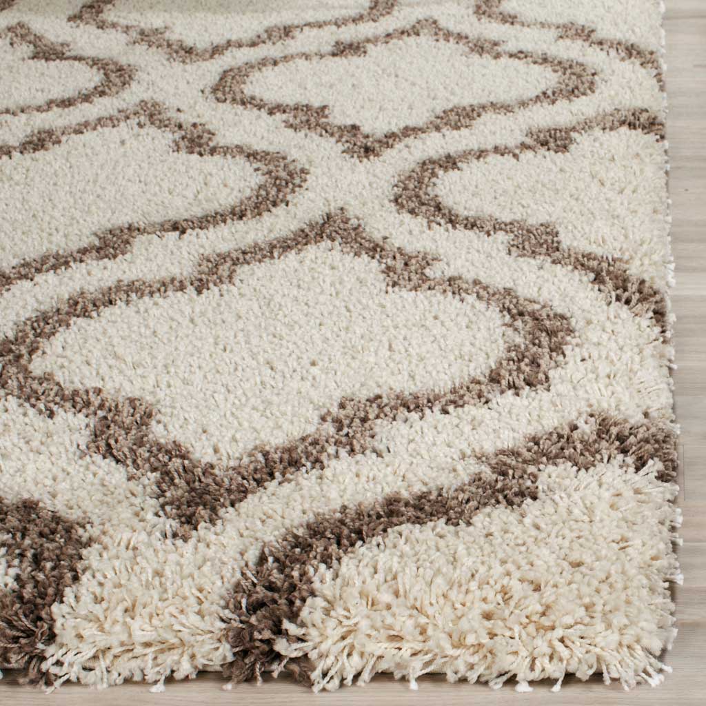 Hudson Shag Moroccan Ivory/Beige Area Rug - Image 5
