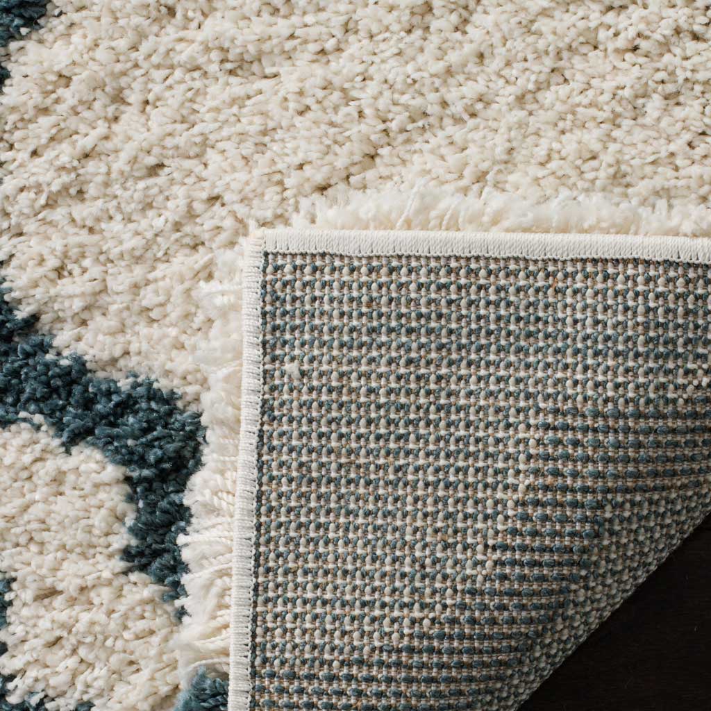 Hudson Shag Moroccan Ivory/Slate Blue Area Rug - Image 8