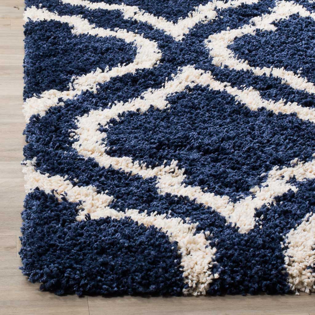 Hudson Shag Moroccan Navy/Ivory Area Rug - Image 6