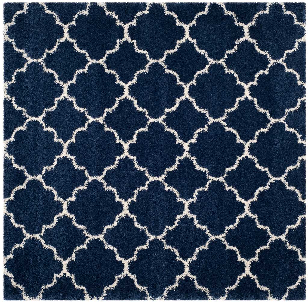 Hudson Shag Navy/Ivory Area Rug - Image 2