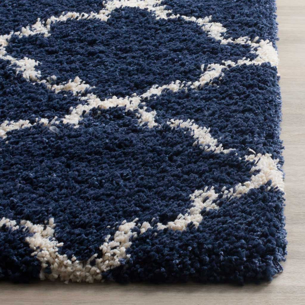 Hudson Shag Navy/Ivory Area Rug - Image 6