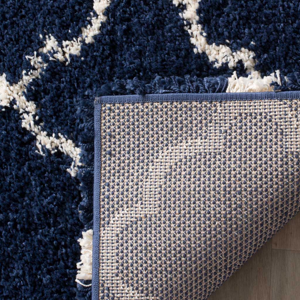 Hudson Shag Navy/Ivory Area Rug - Image 8