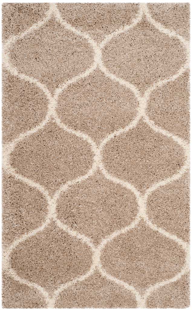 Hudson Shag Ogee Beige/Ivory Area Rug - Image 4
