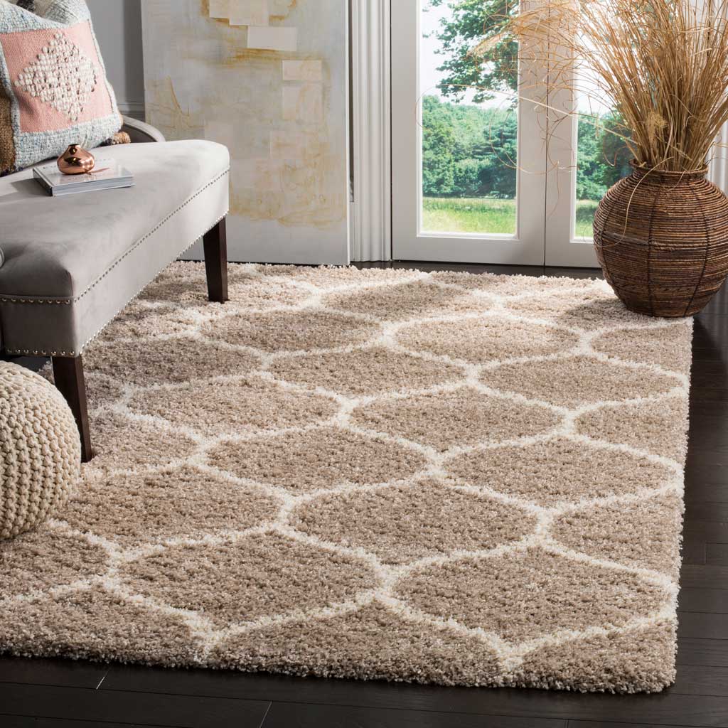 Hudson Shag Ogee Beige/Ivory Area Rug - Image 9