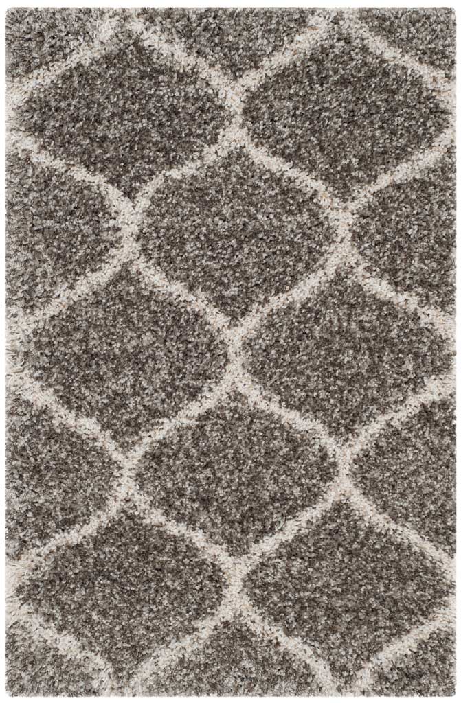 Hudson Shag Ogee Gray/Ivory Area Rug - Image 6