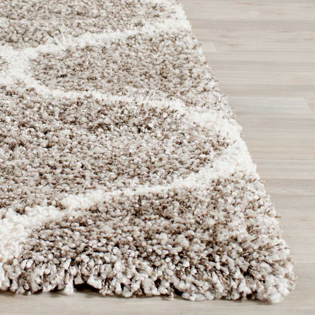 Hudson Shag Ogee Gray/Ivory Area Rug - Image 8