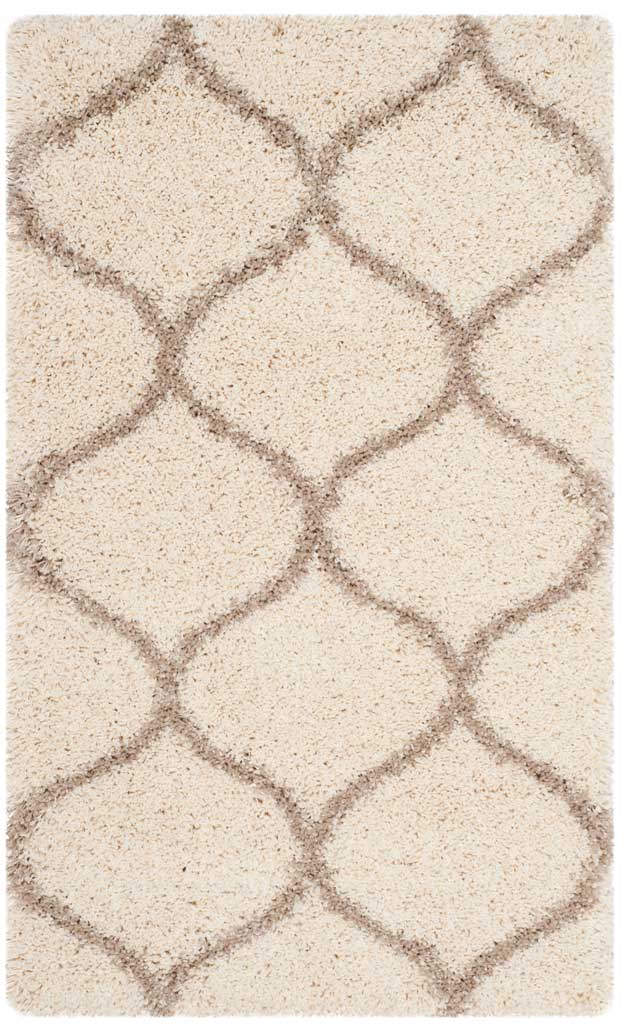 Hudson Shag Ogee Ivory/Beige Area Rug - Image 4