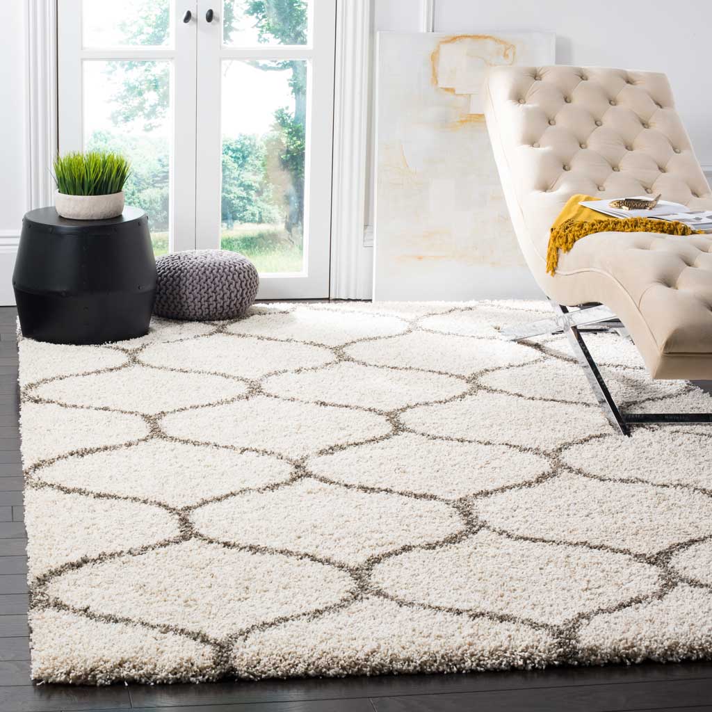 Hudson Shag Ogee Ivory/Gray Area Rug - Image 11