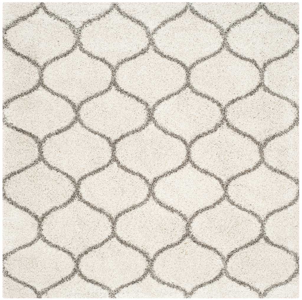 Hudson Shag Ogee Ivory/Gray Area Rug - Image 2