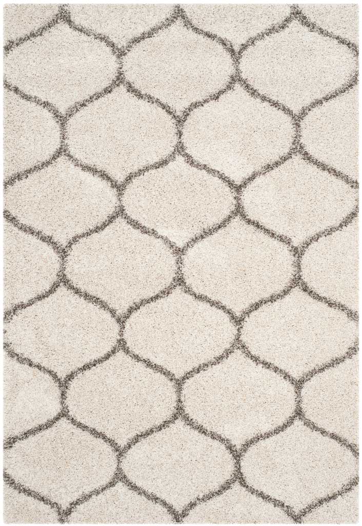 Hudson Shag Ogee Ivory/Gray Area Rug - Image 3
