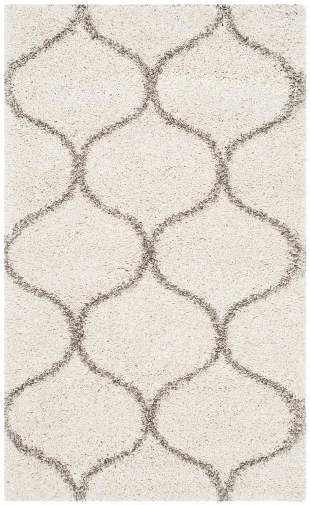 Hudson Shag Ogee Ivory/Gray Area Rug - Image 5