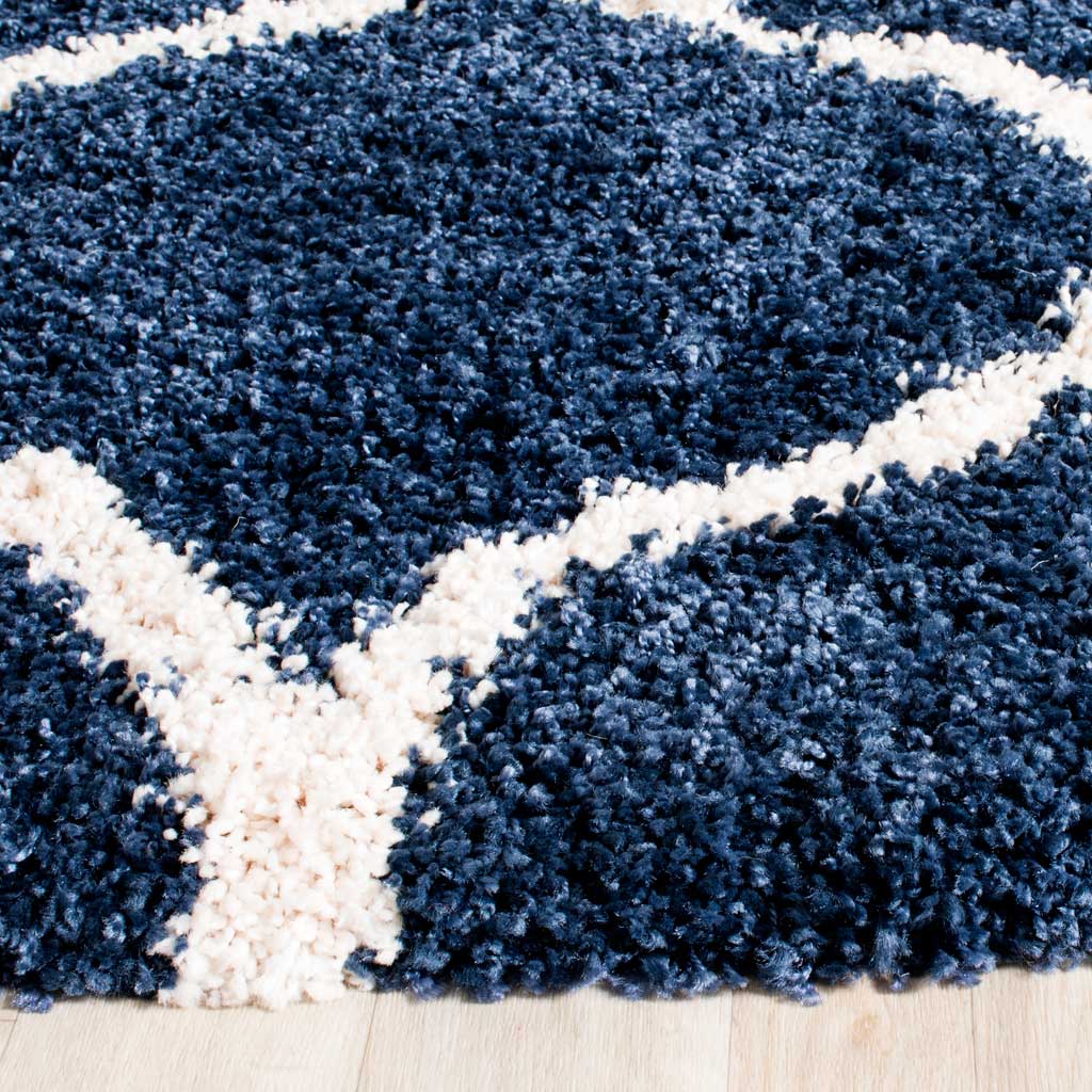 Hudson Shag Ogee Navy/Ivory Area Rug - Image 5