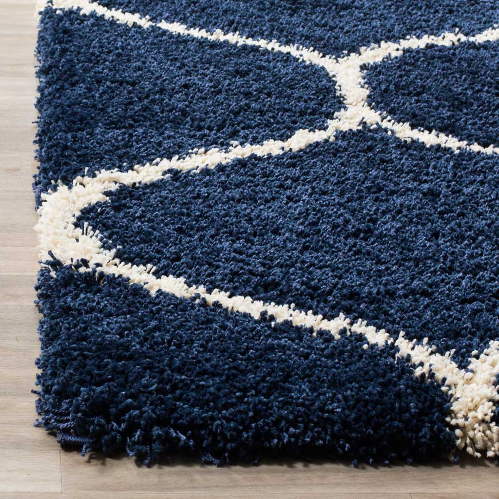 Hudson Shag Ogee Navy/Ivory Area Rug - Image 6