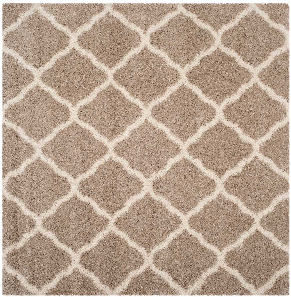 Hudson Shag Quatrefoil Beige/Ivory Area Rug - Image 2