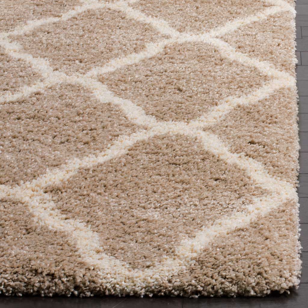 Hudson Shag Quatrefoil Beige/Ivory Area Rug - Image 5