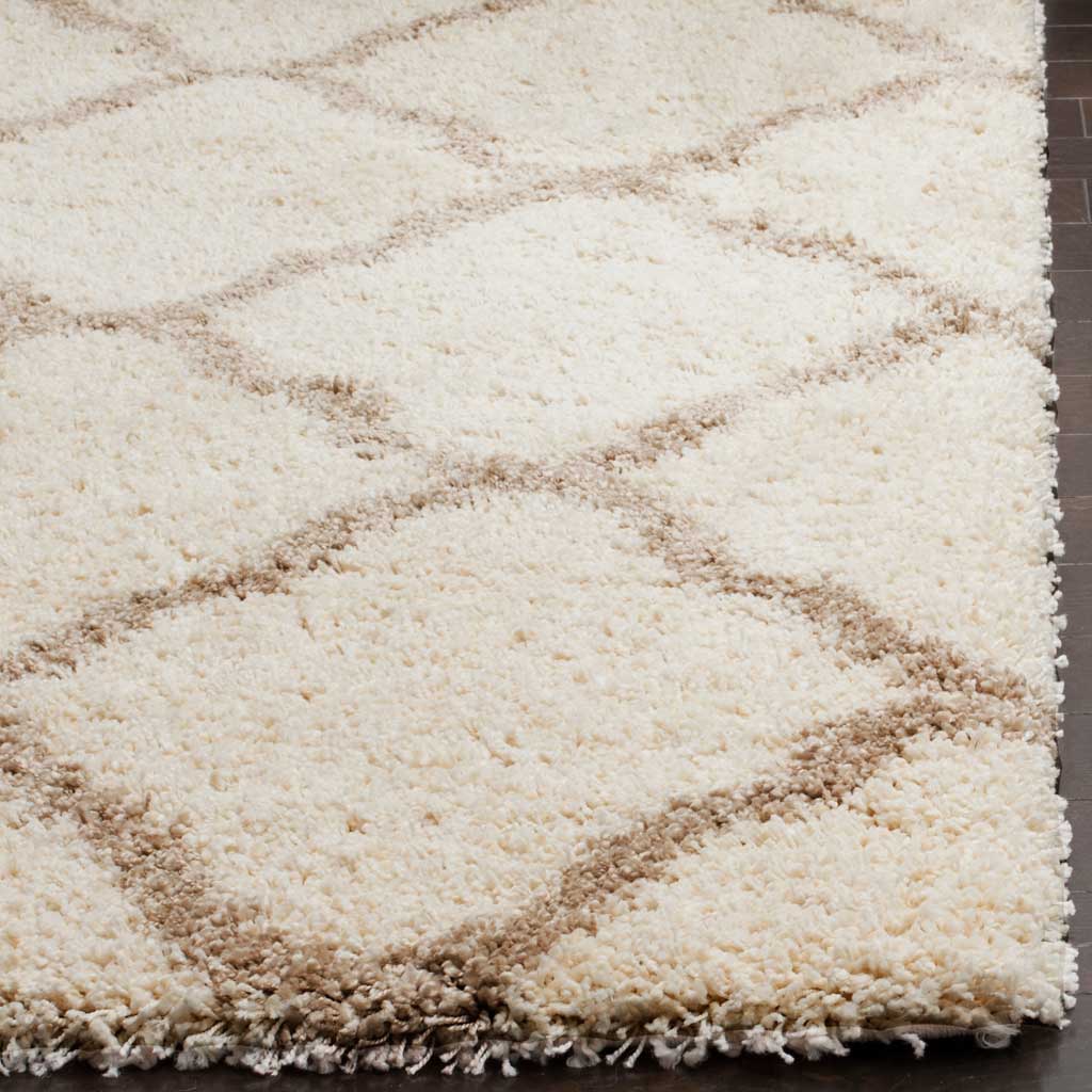 Hudson Shag Quatrefoil Ivory/Beige Area Rug - Image 6