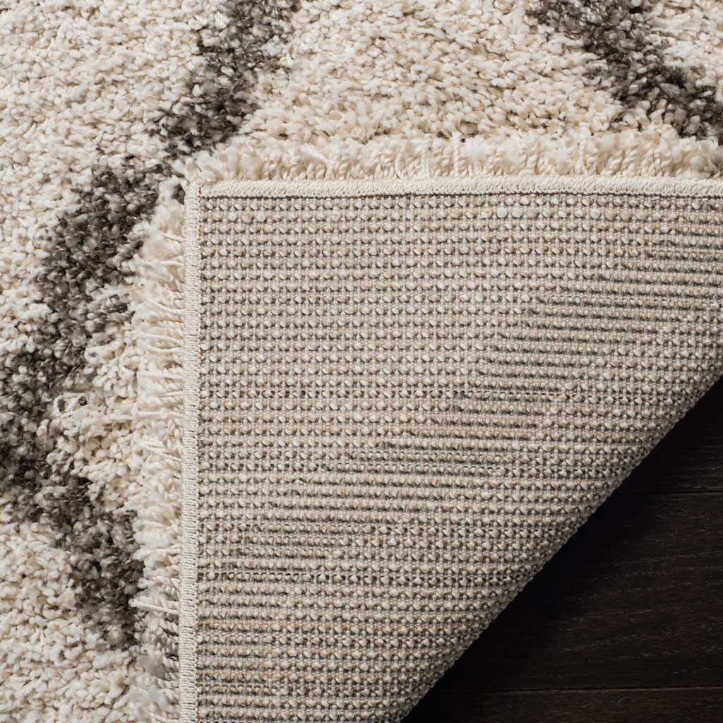 Hudson Shag Quatrefoil Ivory/Gray Area Rug - Image 8